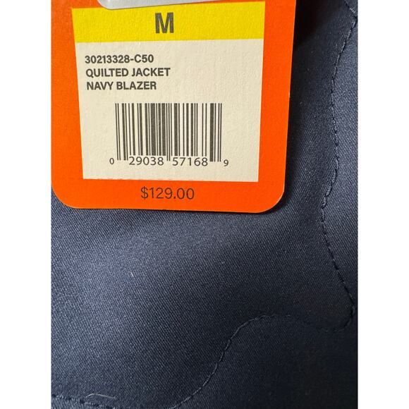 BASS OUTDOOR Women's Quilted Long-Sleeve Jacket NAVY NWT SIZE M - Picture 8 of 10